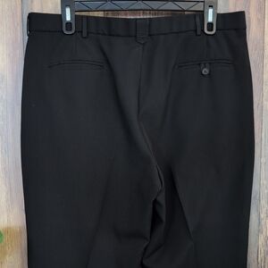 Dockers Golf Black Flat Front Relaxed Fit Dress Pants 40 x 32     P172